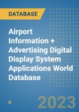 Airport Information + Advertising Digital Display System Applications World Database- Product Image