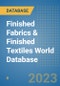 Finished Fabrics & Finished Textiles World Database - Product Image