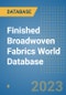 Finished Broadwoven Fabrics World Database - Product Image