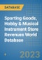 Sporting Goods, Hobby & Musical Instrument Store Revenues World Database - Product Image