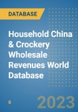 Household China & Crockery Wholesale Revenues World Database- Product Image