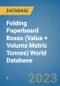 Folding Paperboard Boxes (Value + Volume Metric Tonnes) World Database - Product Image
