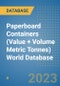 Paperboard Containers (Value + Volume Metric Tonnes) World Database - Product Image