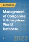 Management of Companies & Enterprises World Database - Product Image