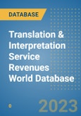 Translation & Interpretation Service Revenues World Database- Product Image