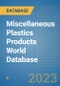 Miscellaneous Plastics Products World Database - Product Image