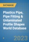 Plastics Pipe, Pipe Fitting & Unlaminated Profile Shapes World Database - Product Image