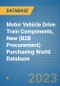 Motor Vehicle Drive Train Components, New (B2B Procurement) Purchasing World Database - Product Image