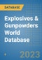 Explosives & Gunpowders World Database - Product Image