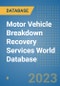 Motor Vehicle Breakdown Recovery Services World Database - Product Image