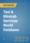 Taxi & Minicab Services World Database - Product Image