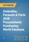 Umbrellas, Parasols & Parts (B2B Procurement) Purchasing World Database - Product Image