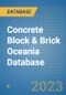Concrete Block & Brick Oceania Database - Product Image