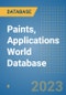 Paints, Applications World Database - Product Image