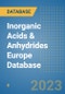 Inorganic Acids & Anhydrides Europe Database - Product Image