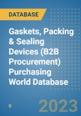 Gaskets, Packing & Sealing Devices (B2B Procurement) Purchasing World Database- Product Image