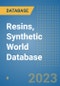 Resins, Synthetic World Database - Product Image