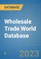Wholesale Trade World Database - Product Image