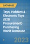 Toys, Hobbies & Electronic Toys (B2B Procurement) Purchasing World Database - Product Image