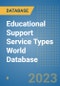 Educational Support Service Types World Database - Product Image