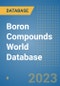 Boron Compounds World Database - Product Image