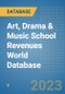 Art, Drama & Music School Revenues World Database - Product Image