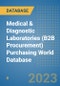Medical & Diagnostic Laboratories (B2B Procurement) Purchasing World Database - Product Image
