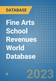 Fine Arts School Revenues World Database- Product Image
