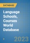 Language Schools, Courses World Database - Product Image
