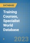Training Courses, Specialist World Database - Product Image