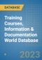 Training Courses, Information & Documentation World Database - Product Image