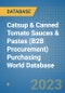 Catsup & Canned Tomato Sauces & Pastes (B2B Procurement) Purchasing World Database - Product Image