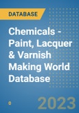 Chemicals - Paint, Lacquer & Varnish Making World Database- Product Image
