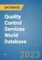 Quality Control Services World Database - Product Image