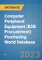 Computer Peripheral Equipment (B2B Procurement) Purchasing World Database - Product Image