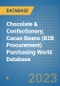 Chocolate & Confectionery, Cacao Beans (B2B Procurement) Purchasing World Database - Product Image