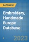 Embroidery, Handmade Europe Database - Product Image