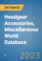 Headgear Accessories, Miscellaneous World Database - Product Image