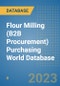 Flour Milling (B2B Procurement) Purchasing World Database - Product Image