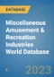 Miscellaneous Amusement & Recreation Industries World Database - Product Image