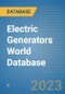 Electric Generators World Database - Product Image