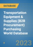 Transportation Equipment & Supplies (B2B Procurement) Purchasing World Database- Product Image