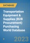 Transportation Equipment & Supplies (B2B Procurement) Purchasing World Database - Product Image