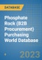 Phosphate Rock (B2B Procurement) Purchasing World Database - Product Image