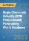 Basic Chemicals Industry (B2B Procurement) Purchasing World Database - Product Image