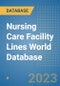 Nursing Care Facility Lines World Database - Product Image
