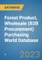 Forest Product, Wholesale (B2B Procurement) Purchasing World Database - Product Image