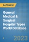 General Medical & Surgical Hospital Types World Database - Product Image