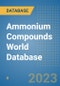 Ammonium Compounds World Database - Product Image