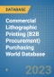 Commercial Lithographic Printing (B2B Procurement) Purchasing World Database - Product Image